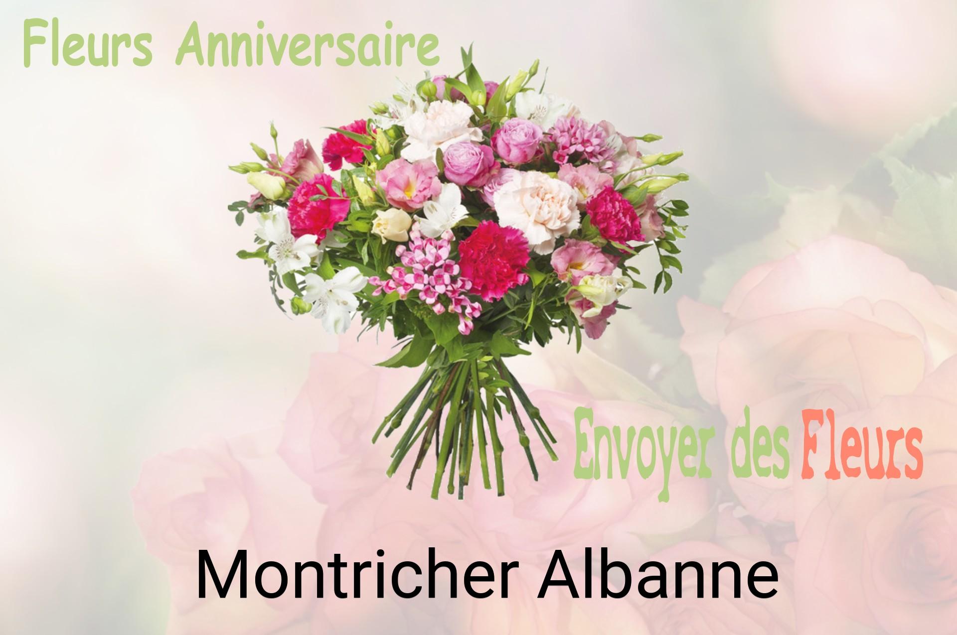 Bouquet de fleurs d’anniversaire livré à Montricher-Albanne